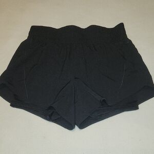 Avia Black Athletic Shorts with Soft Fabric and Wide Waistband